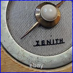 Zenith Y832 Tube Radio AM/FM Vintage Wooden High Fidelity Super Symphonaire